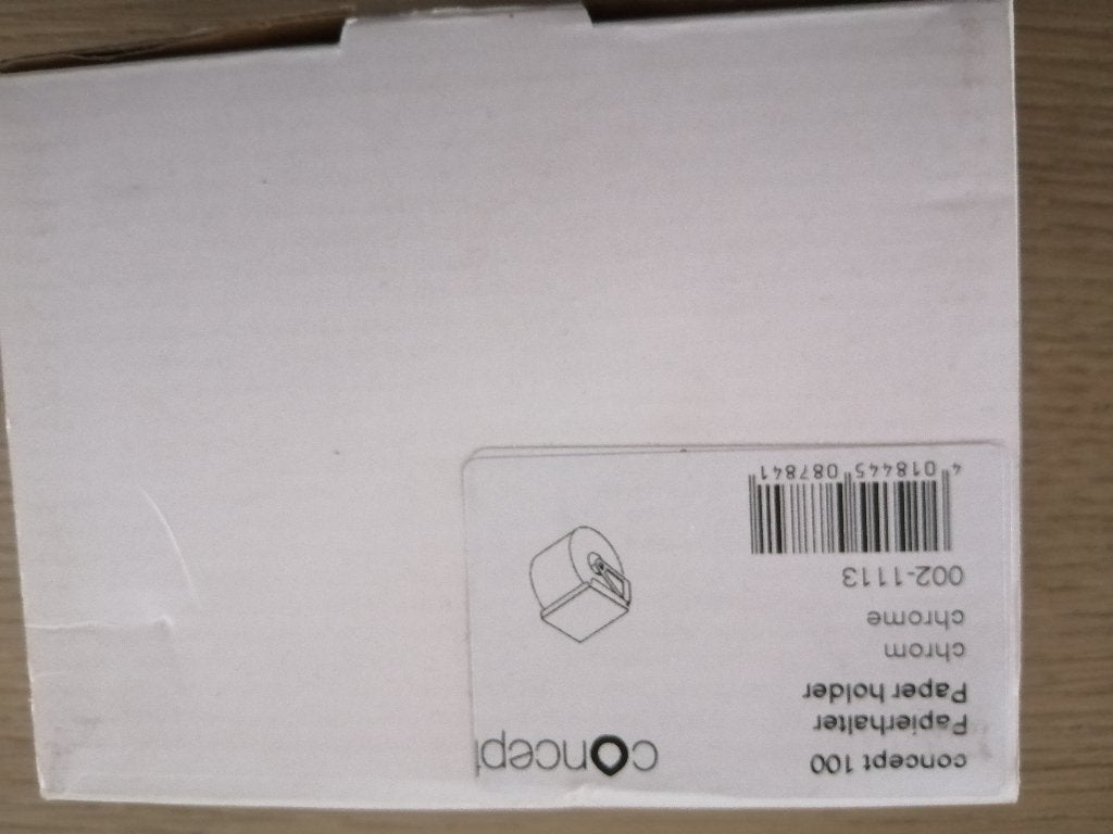 NIEUWE " CROME " wc papier houder in verpakking, Ophalen of Verzenden, Nieuw, Zilver, Toilet-accessoire