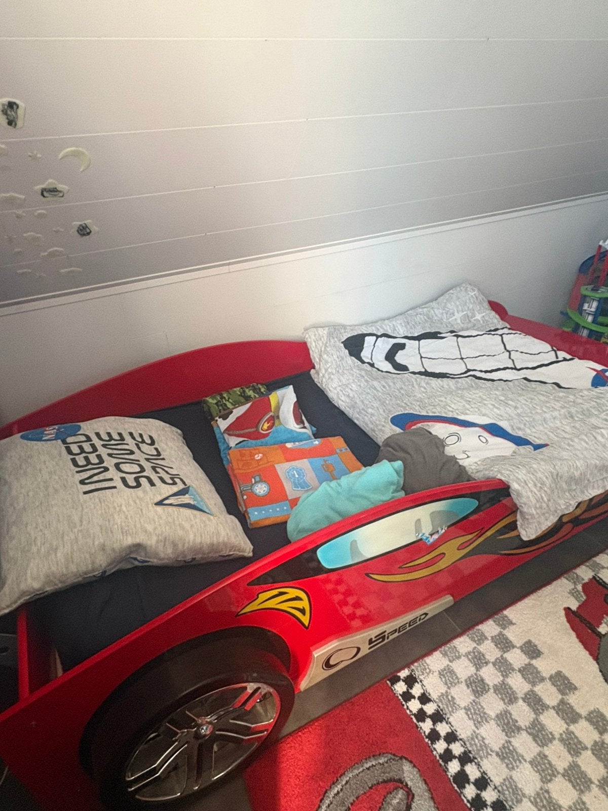 Lit de course, Enlèvement, Comme neuf, Matelas
