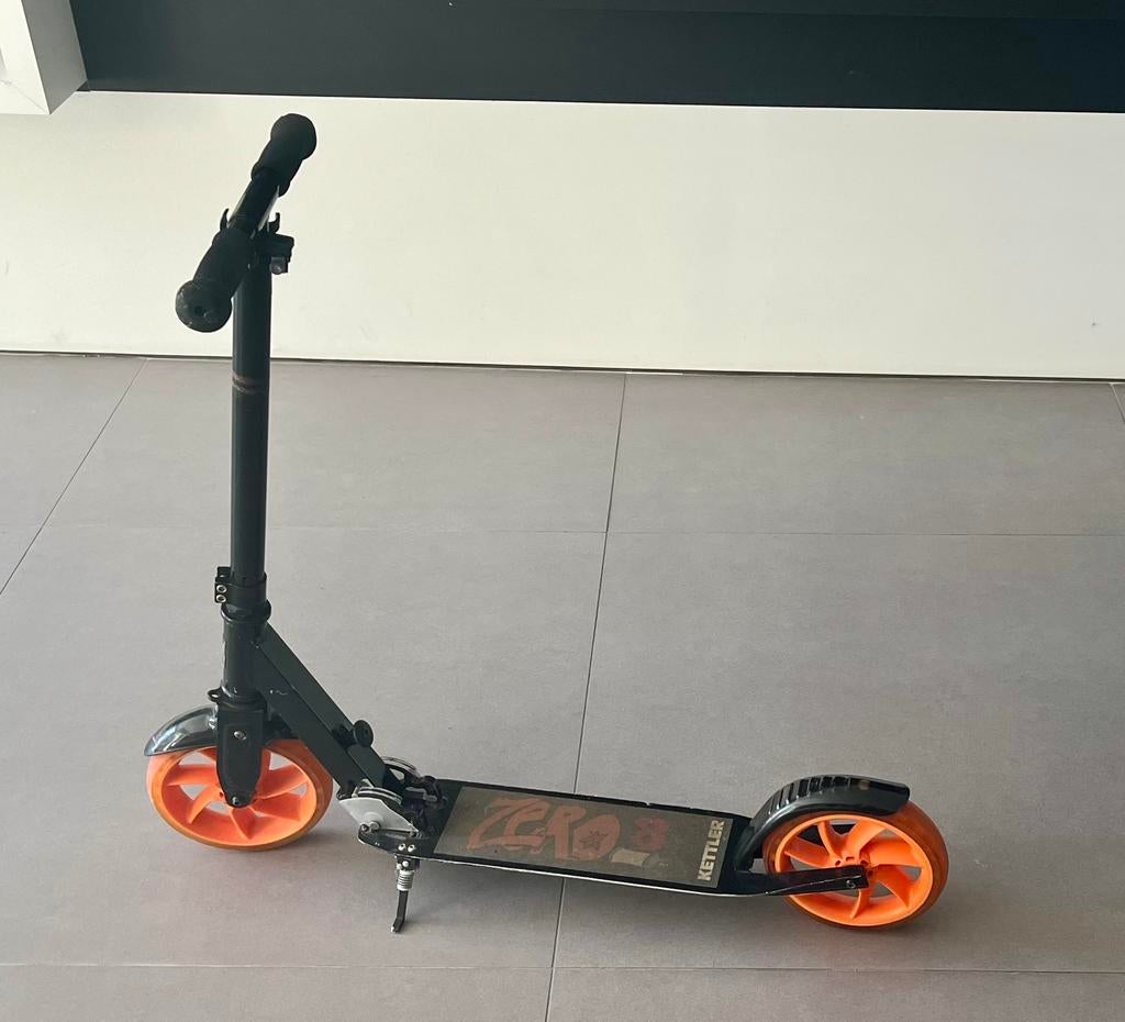 Kettler plooibare step met rem., Ophalen, Gebruikt