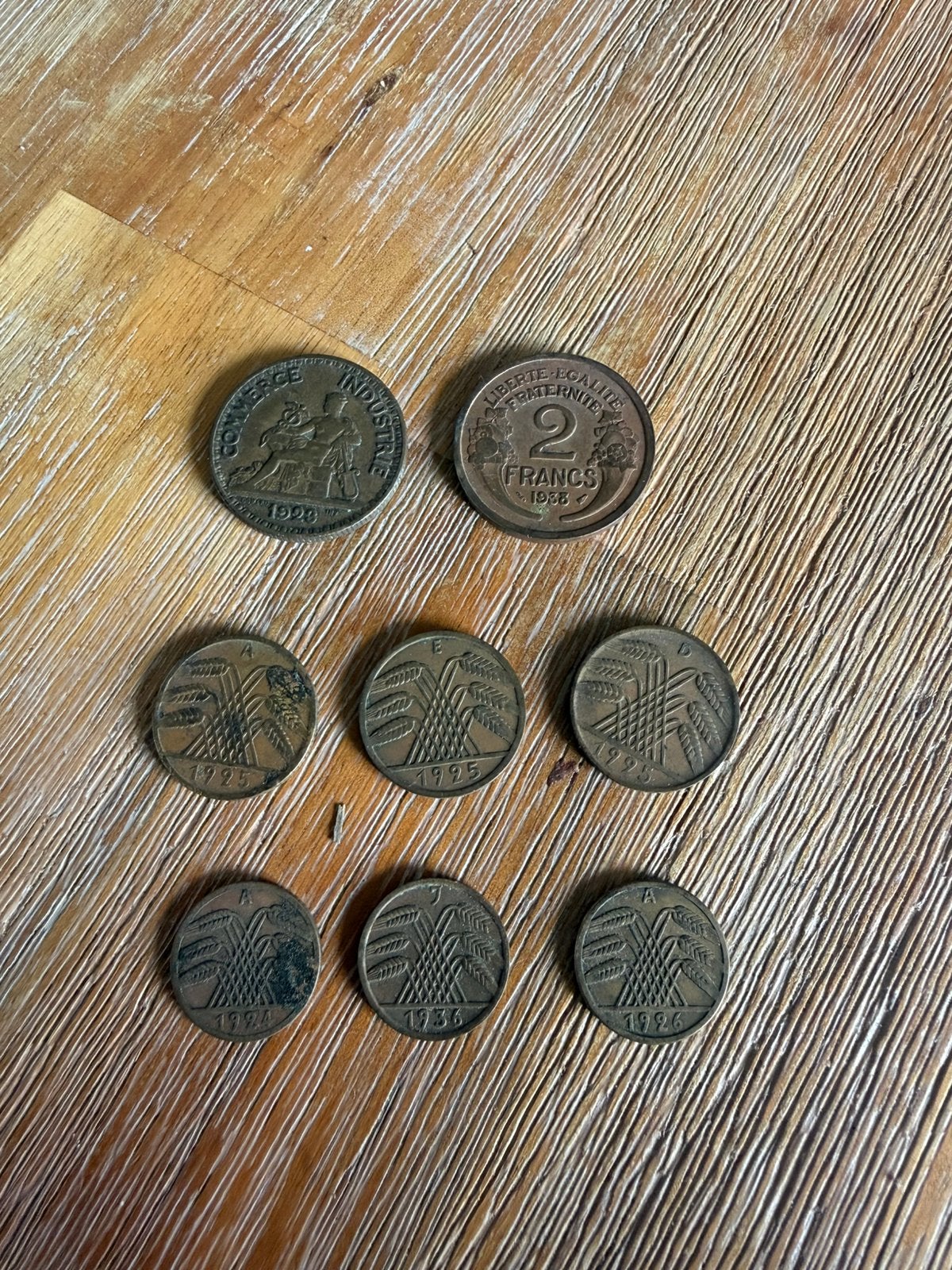 Vielle monnaie, Enlèvement, Monnaie