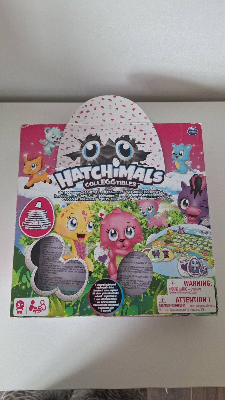 Hatchimals bordspel, Enlèvement