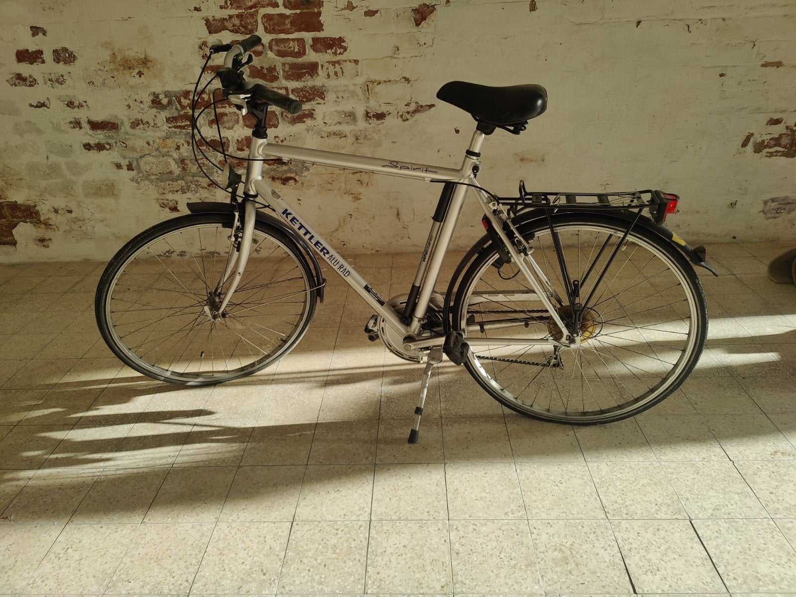 fiets kettler, Ophalen