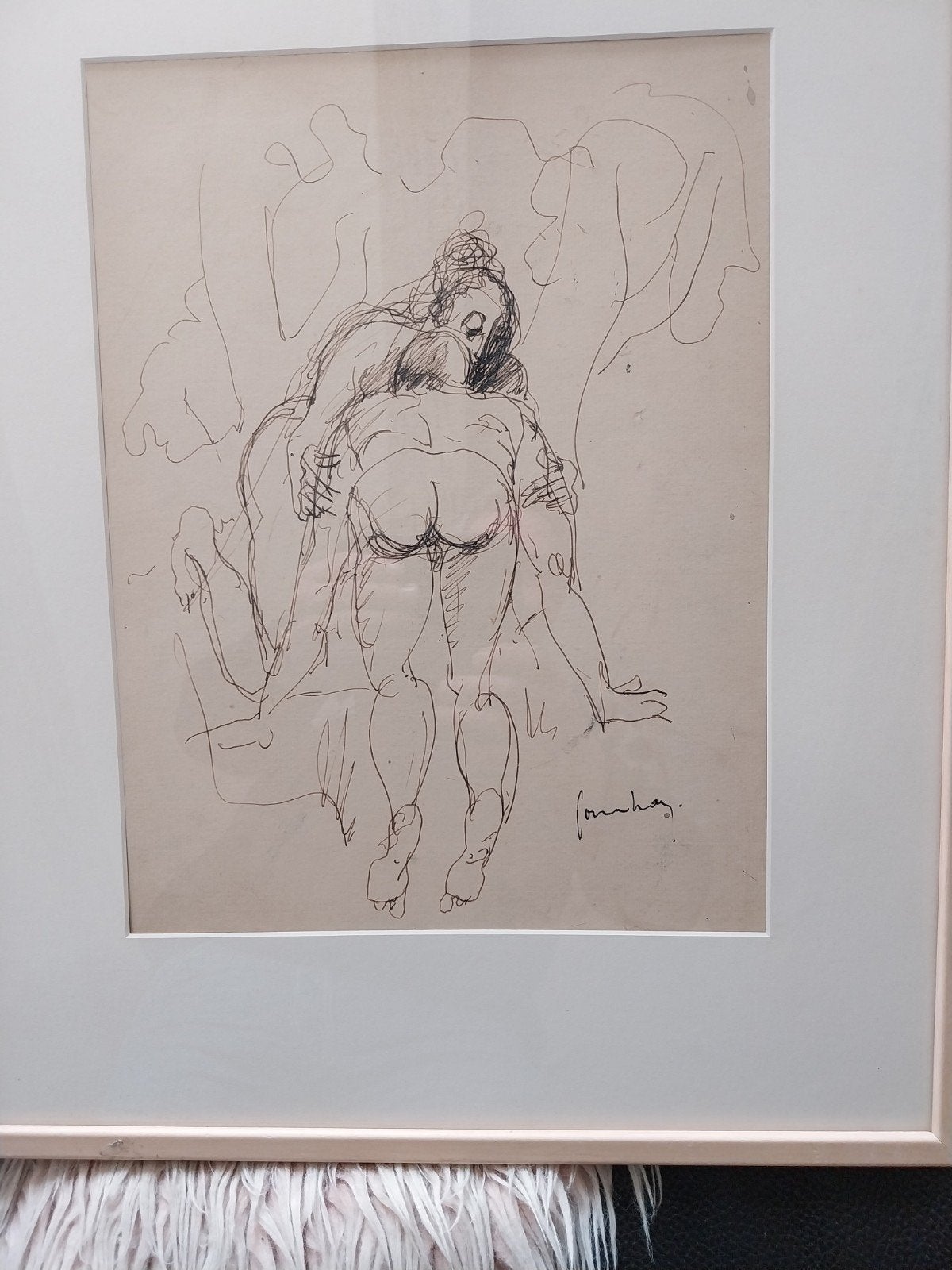Charles Couhaye., Antiek en Kunst, Ophalen, Tekening