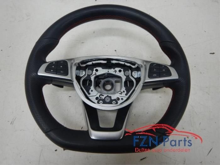Mercedes-Benz W205 C-klasse AMG Styling Stuur Leer MF + F1, Ophalen of Verzenden, Gebruikt