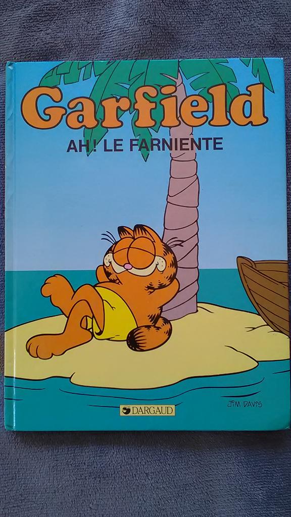 BD Garfield "Ah ! Le farniente" Jim Davis (1990), Livres, Enlèvement ou Envoi, Une BD, Jim Davis, Utilisé