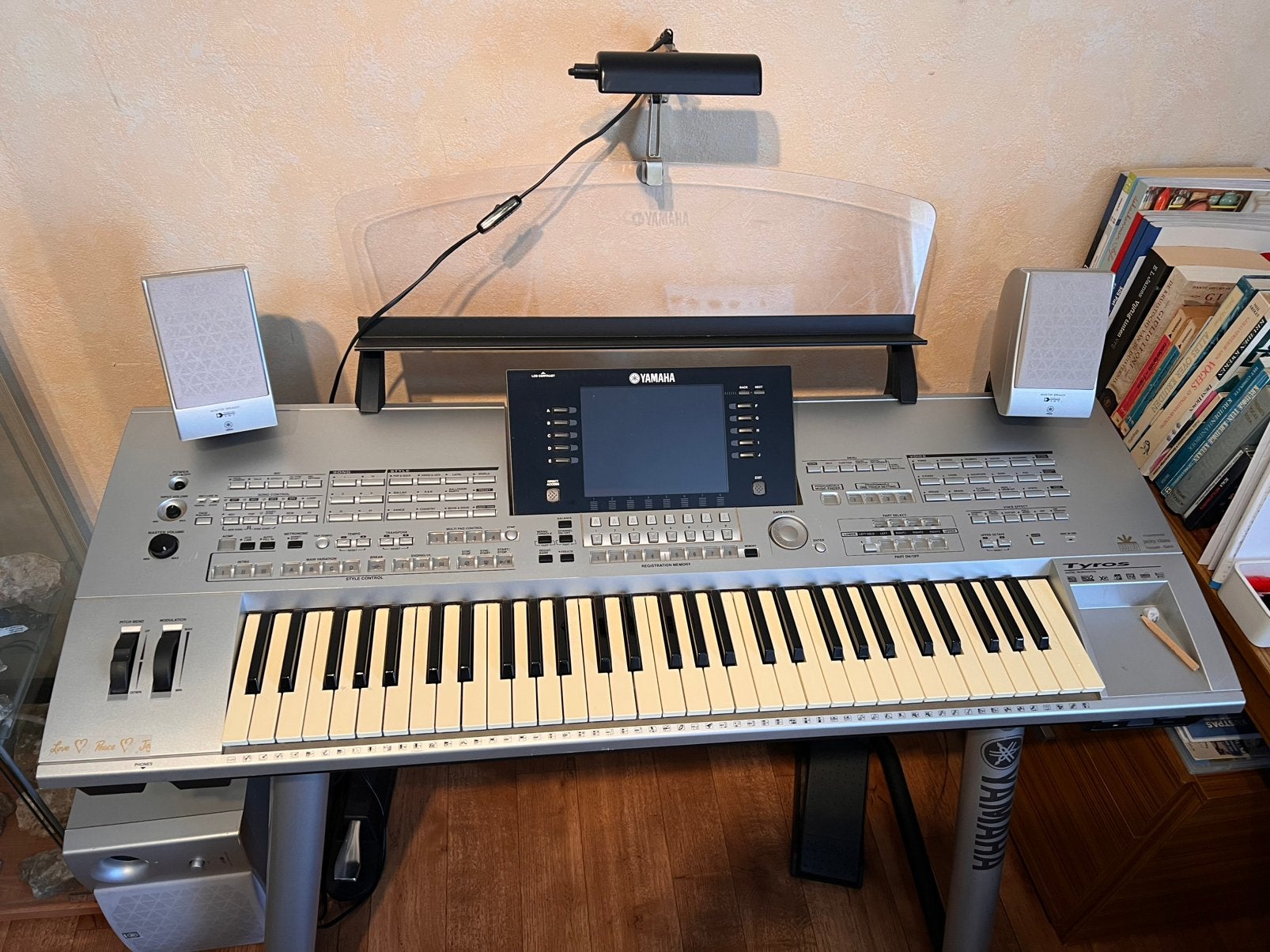 Yamaha Tyros, Muziek en Instrumenten, Keyboards, Ophalen, Gebruikt, Yamaha, Aanslaggevoelig