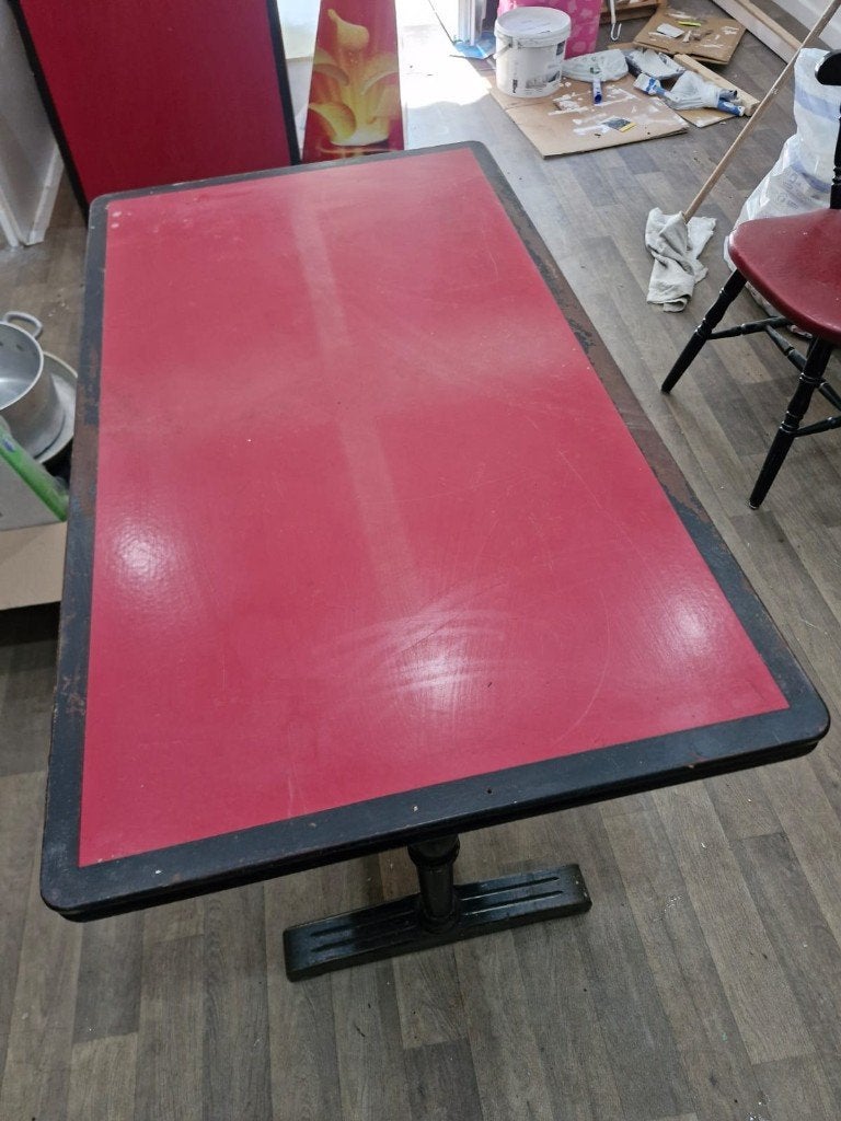 Lot banquette tables chaises café restaurant, Enlèvement ou Envoi, Utilisé