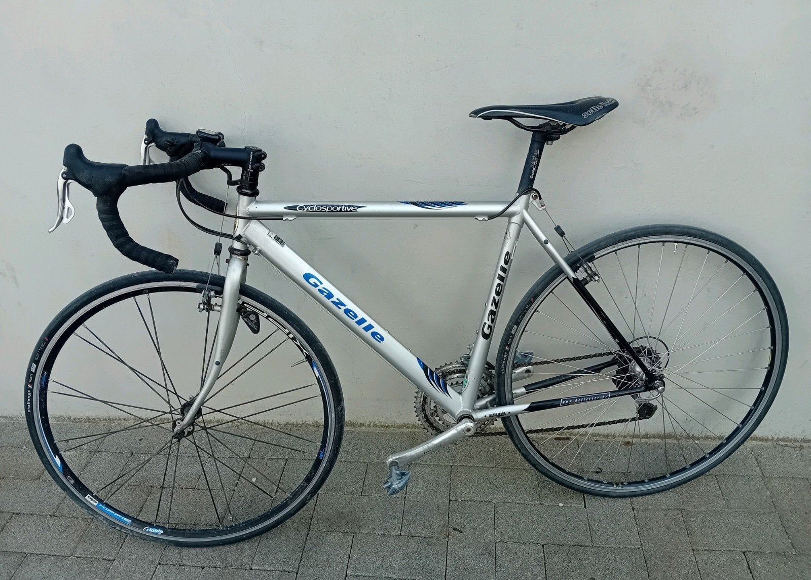 Retro stalen koersfiets Gazelle 28inch triple framemaat 51🚴, Frein sur jante, 49 à 53 cm, Acier, Enlèvement