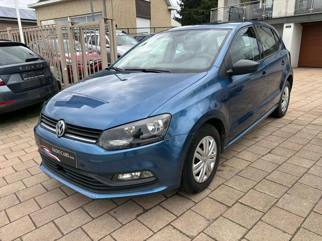 Volkswagen Polo benzine van 2016, Auto's, Euro 5, Blauw, Bedrijf, 1000 cc