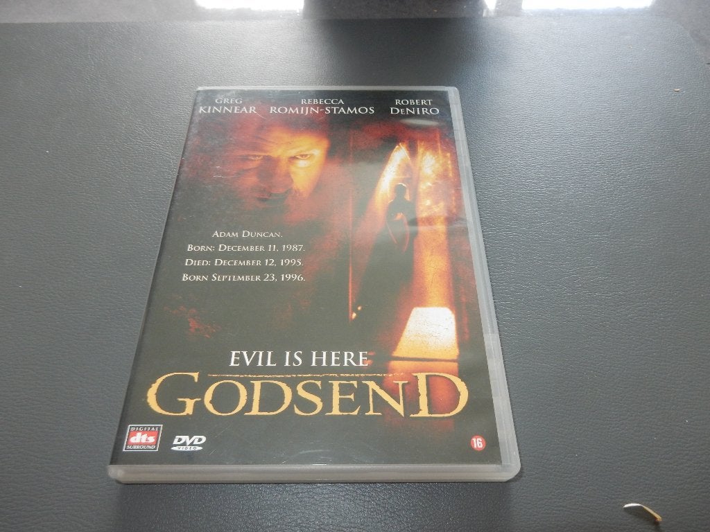 nr.1604 - Dvd: godsend - thriller, CD & DVD, Enlèvement ou Envoi, Anglais, À partir de 16 ans, Thriller surnaturel