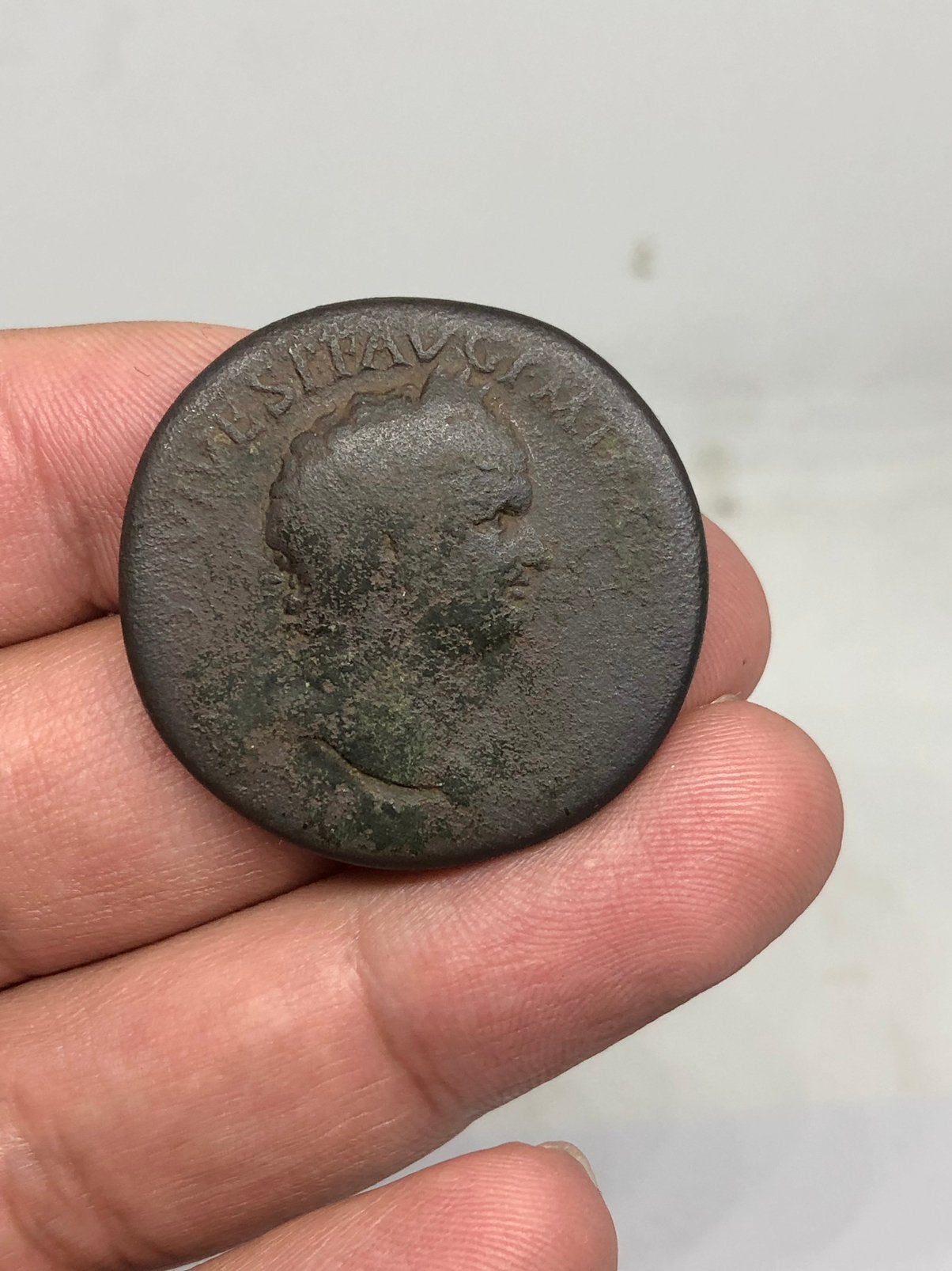 Romeinse munt, Sesterce Vespasianus 69-79 AD, Postzegels en Munten, Verzenden, Italië, Losse munt