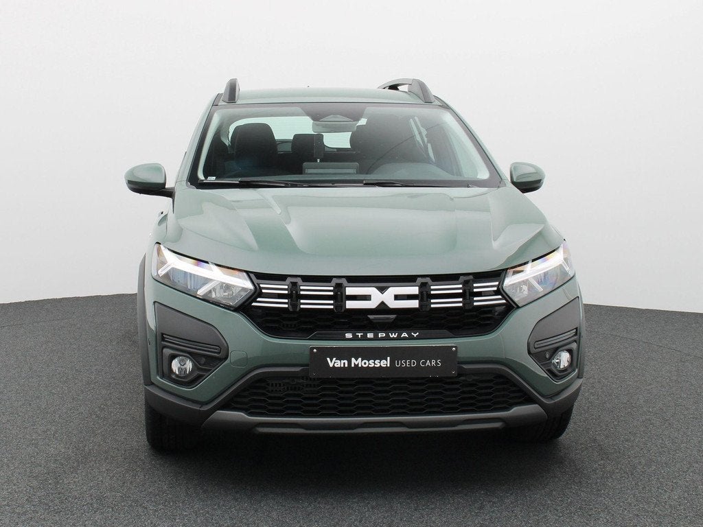 Dacia Sandero TCe 90 STEPWAY Expression NAVI - CAMERA - AIRC, Stof, Gebruikt, Zwart, 91 pk