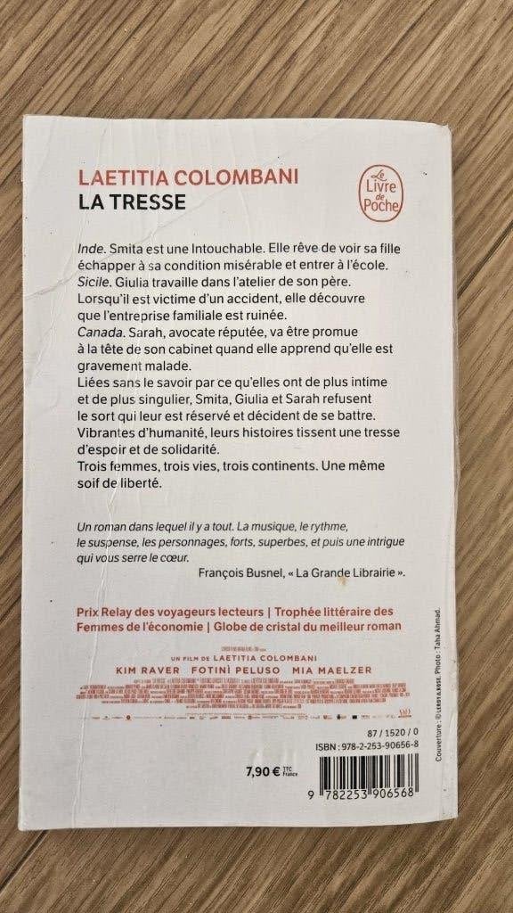 La Tresse, Ophalen of Verzenden, Gelezen