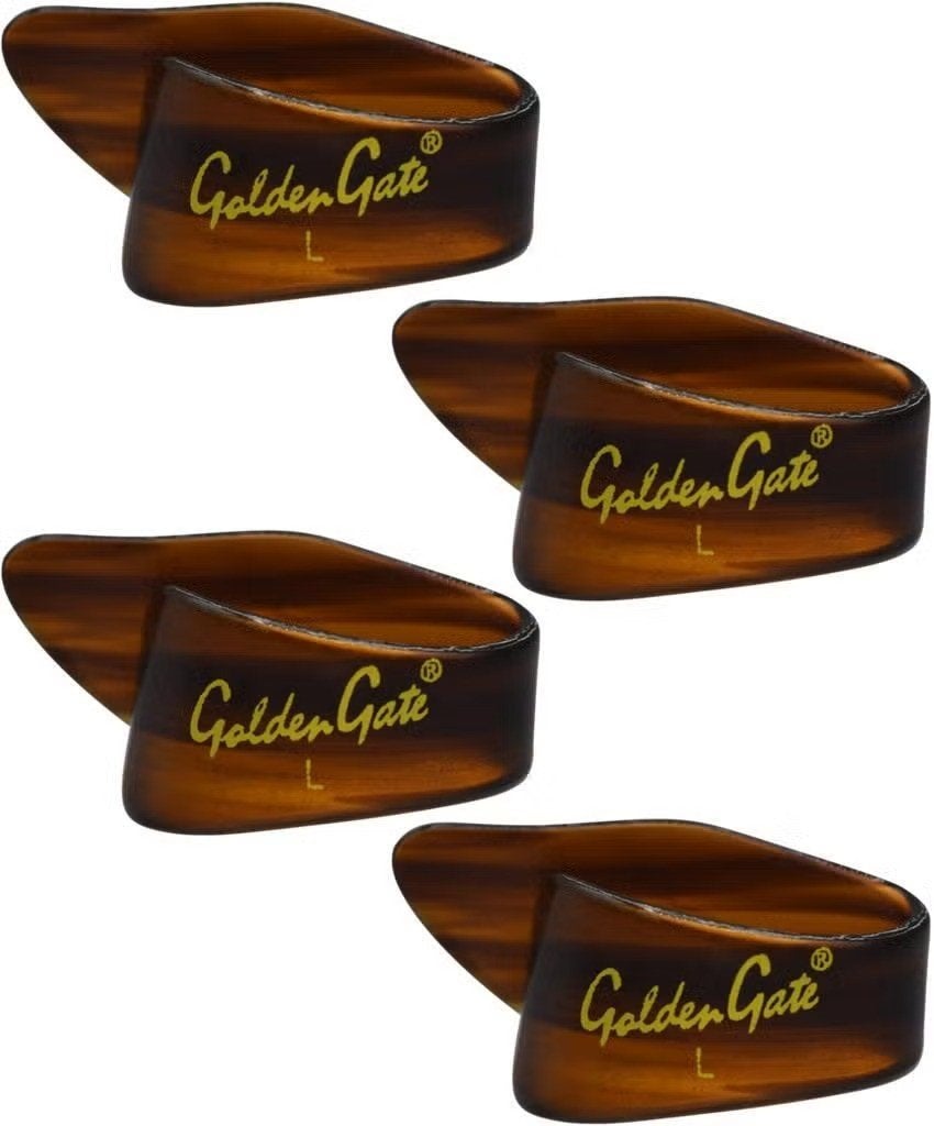 Golden Gate GP-4T Tortoise Duimplectrum Large 4-pack, Muziek en Instrumenten, Ophalen of Verzenden, Nieuw, Banjo