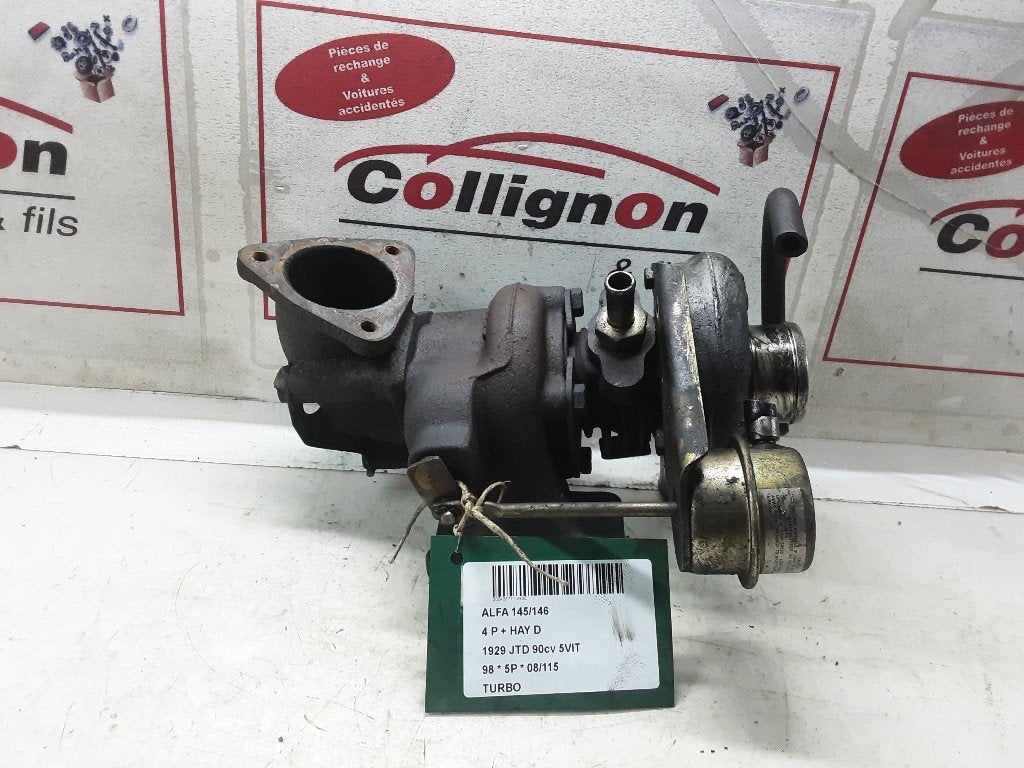 TURBOCOMPRESSEUR Alfa Romeo 146 (930B) (4540551), Mevr. I. Hauben, Utilisé, Alfa Romeo, Rue de l'Espoir 34 34
4030  GRIVEGNÉE, BE
