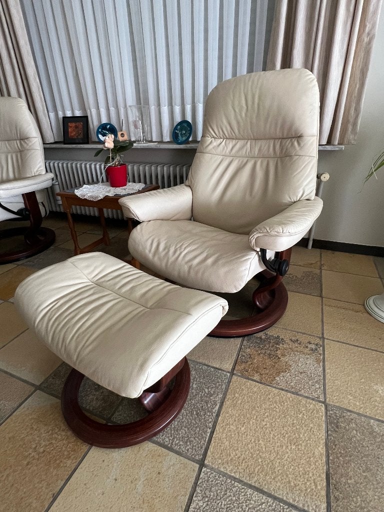 Stressless relax zetels, Huis en Inrichting, Zetels | Zetels, Ophalen, Nieuw, Eenpersoons, Leer