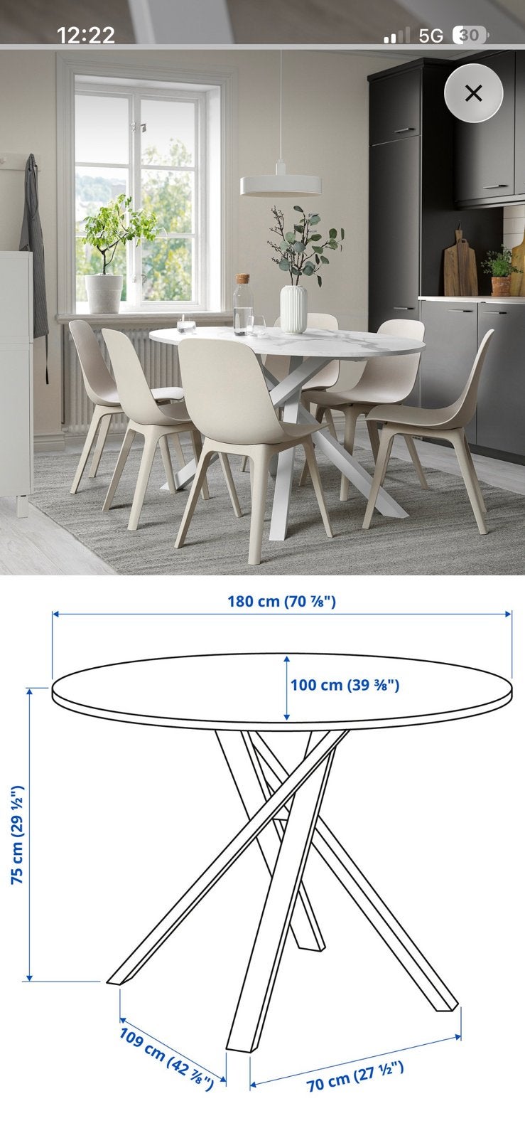 Tafel, Ophalen, Zo goed als nieuw