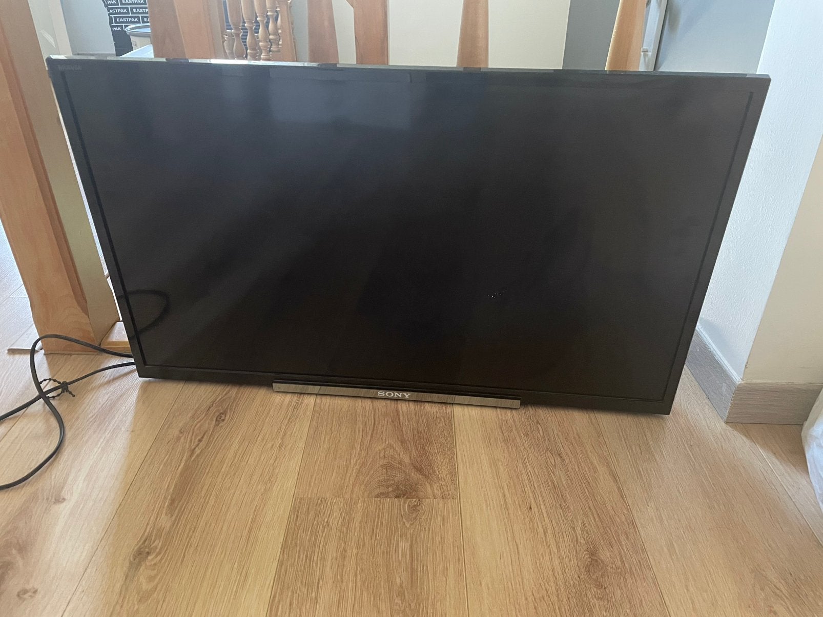 Televisie Sony + ophangsysteem, Ophalen, Gebruikt, LCD, 80 tot 100 cm