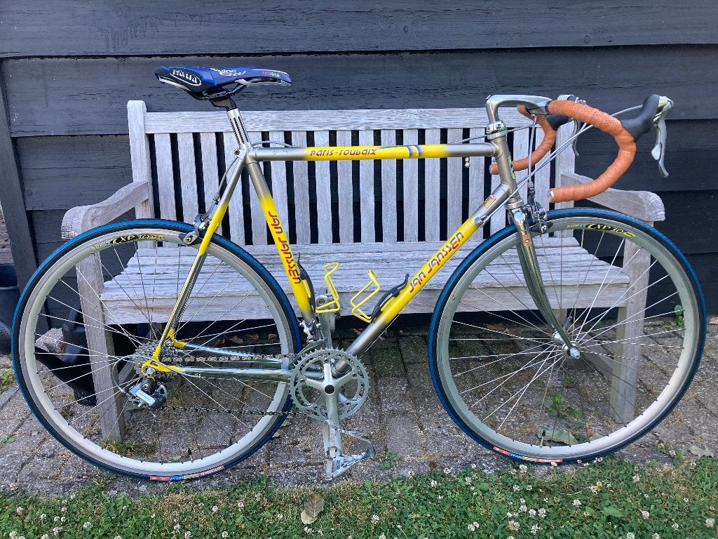 Jan Janssen Paris Roubaix Columbus, Fietsen en Brommers, Fietsen | Racefietsen, 28 inch, Zo goed als nieuw, 57 tot 61 cm, Ophalen