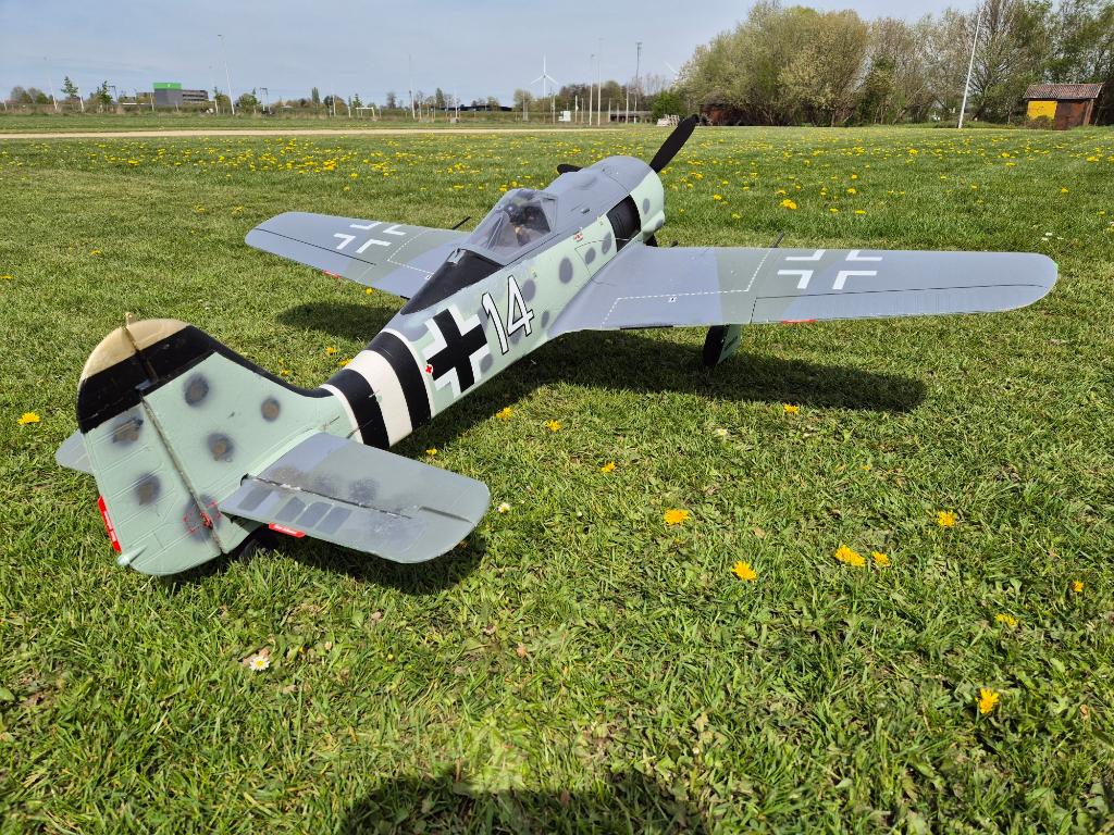 E-Flite - Focke-Wulf Fw 190A 1.5m, Hobby en Vrije tijd, Ophalen, Gebruikt, Elektro