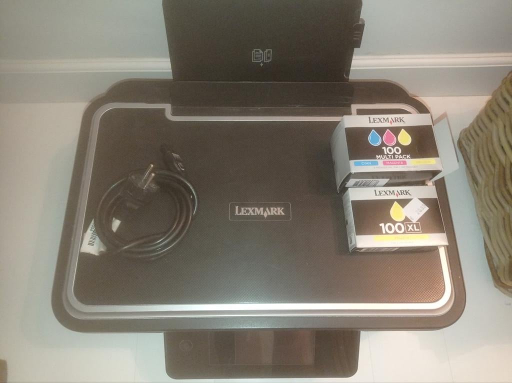Lexmark printer + gratis extra inktpatronen, Computers en Software, Printers, Ophalen, Printer