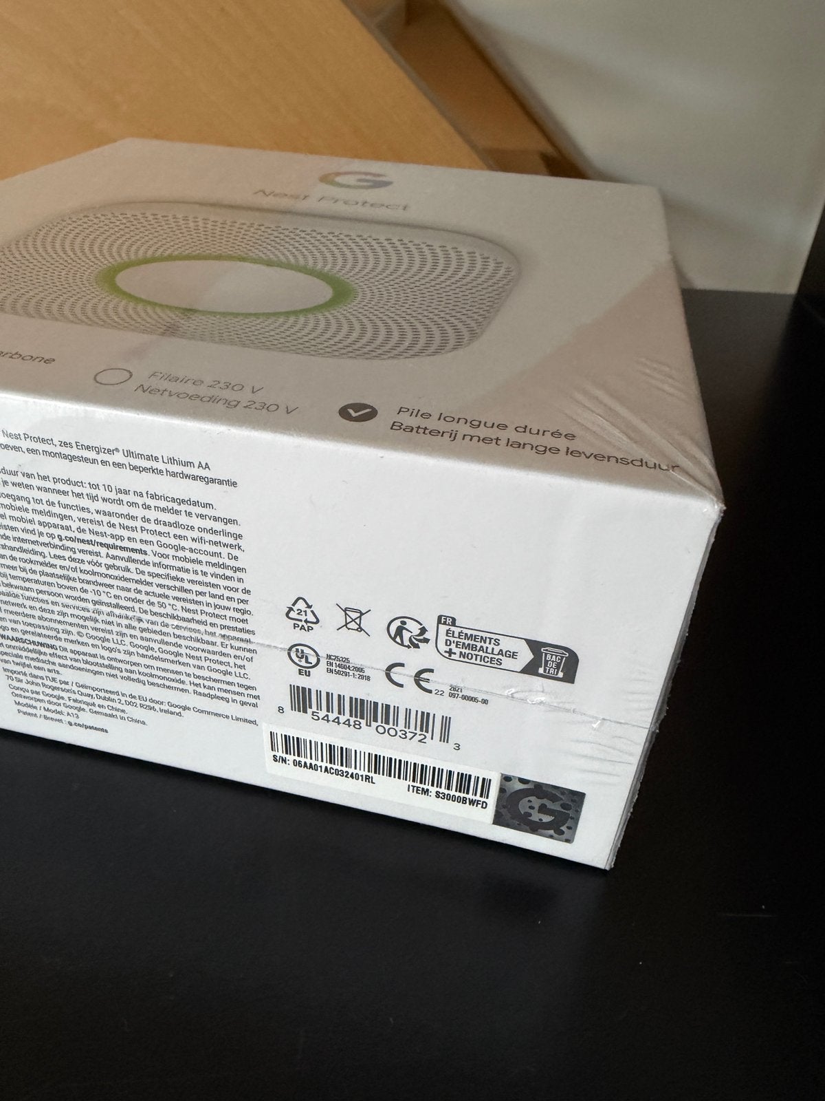 Google nest protect - 2 beschikbaar, Bricolage & Construction, Systèmes d'alarme, Détecteur, Capteur ou Alarme, Enlèvement, Neuf