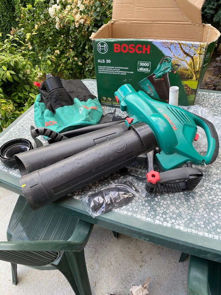 aspirateur jardin, Jardin & Terrasse, Électrique, Porté à la main, Comme neuf, Enlèvement
