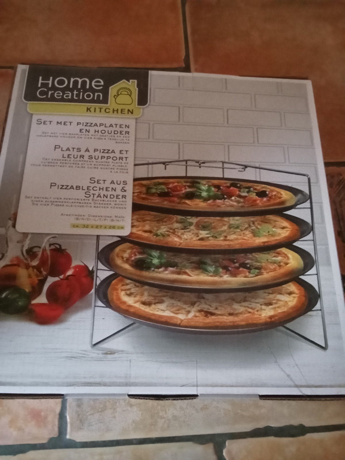 pizzarek, Ophalen