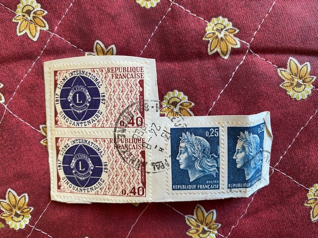 Frankrijk 1967 „Lions International” stempel 0,40 F Y&T 1534, Verzenden, Gestempeld