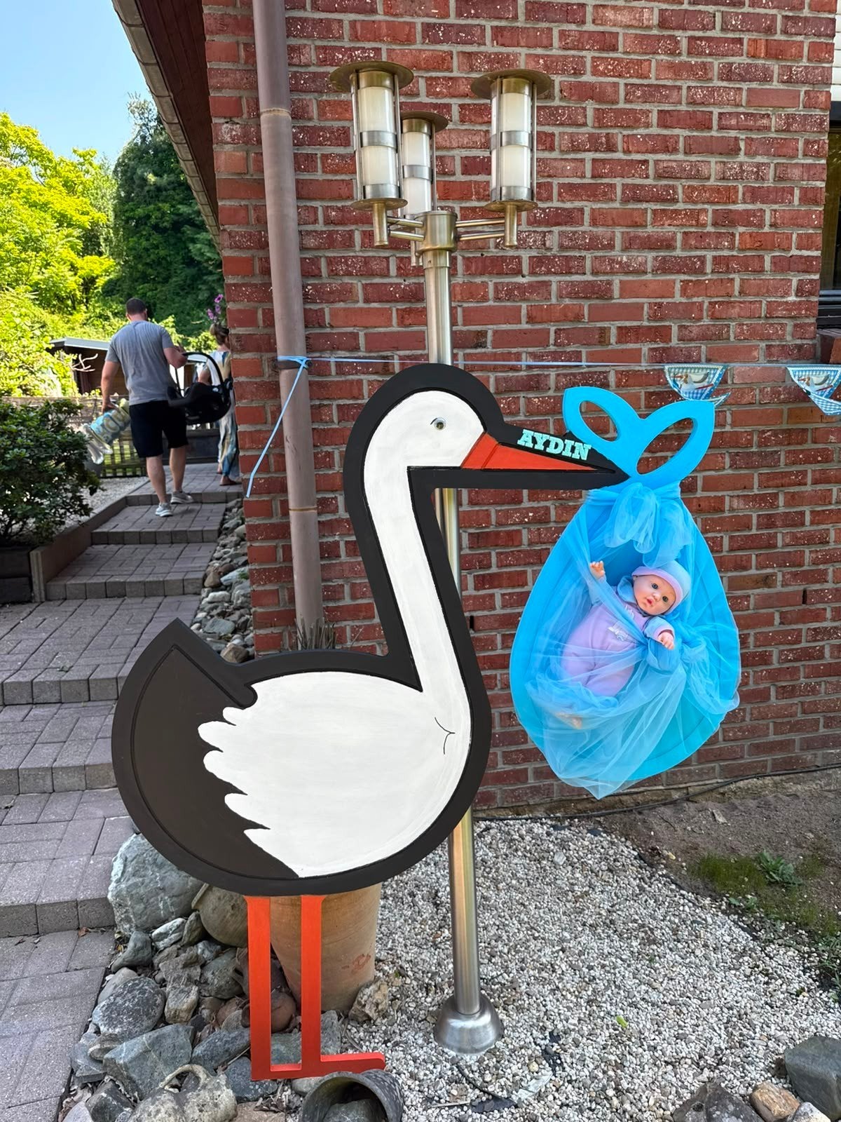 Ooievaar, Ophalen