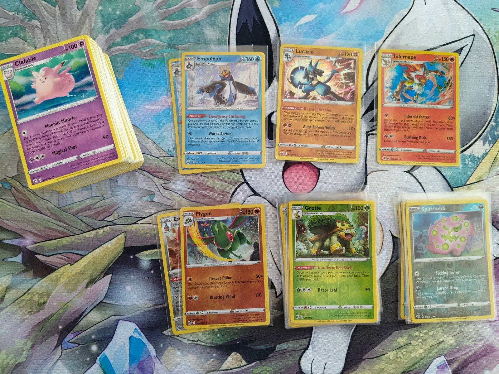 Pokemon Tgc Brilliant stars, Hobby en Vrije tijd, Ophalen of Verzenden, Zo goed als nieuw, Meerdere kaarten