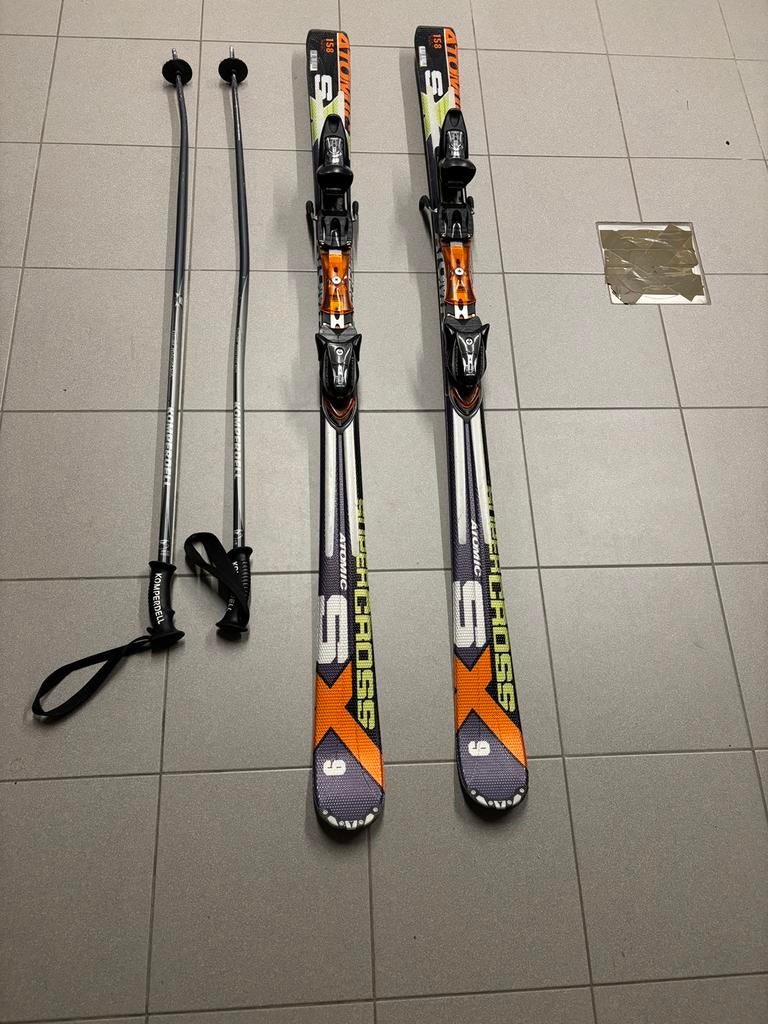 Ski’s Atomic Supercross 158, Sport en Fitness, Ophalen, Zo goed als nieuw, Ski, Atomic