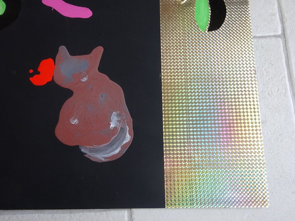Franky DC, Franky Deconinck, 1987, valse locaties I, 60x46, Antiek en Kunst, Ophalen of Verzenden, Hout, Gesigneerd, Abstract