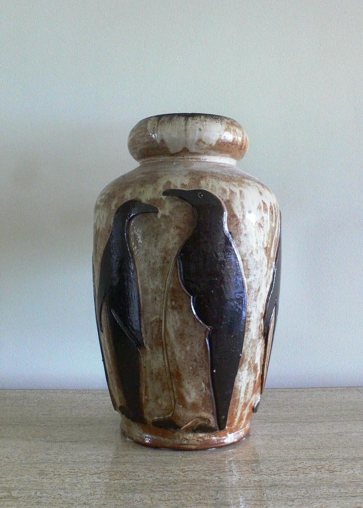Art Deco Vaas 1930 van Pierre Delesenne & Léonard Crame, Antiek en Kunst, Ophalen