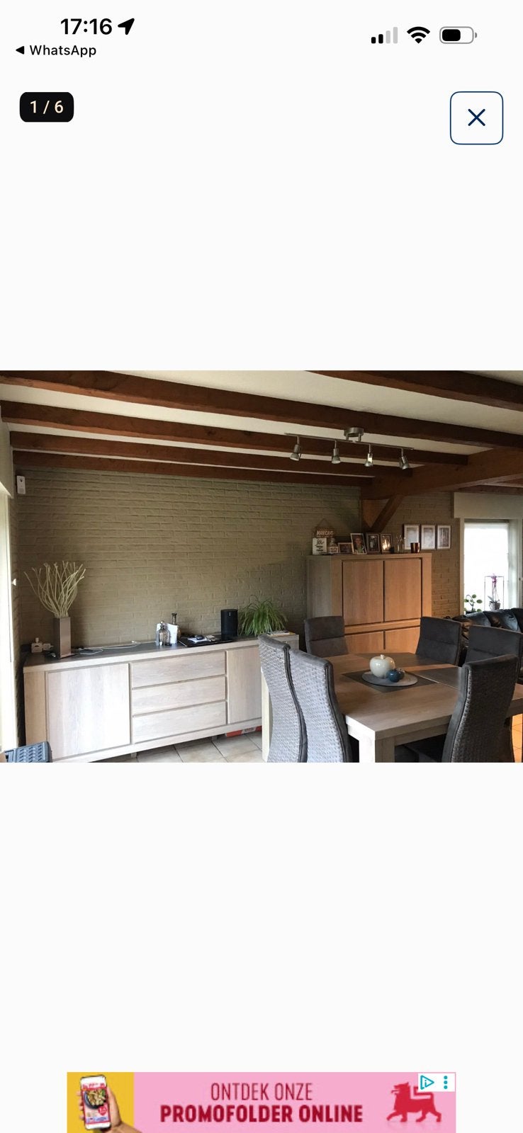 salle à manger, Maison & Meubles, Enlèvement, Utilisé, 4 à 6 chaises