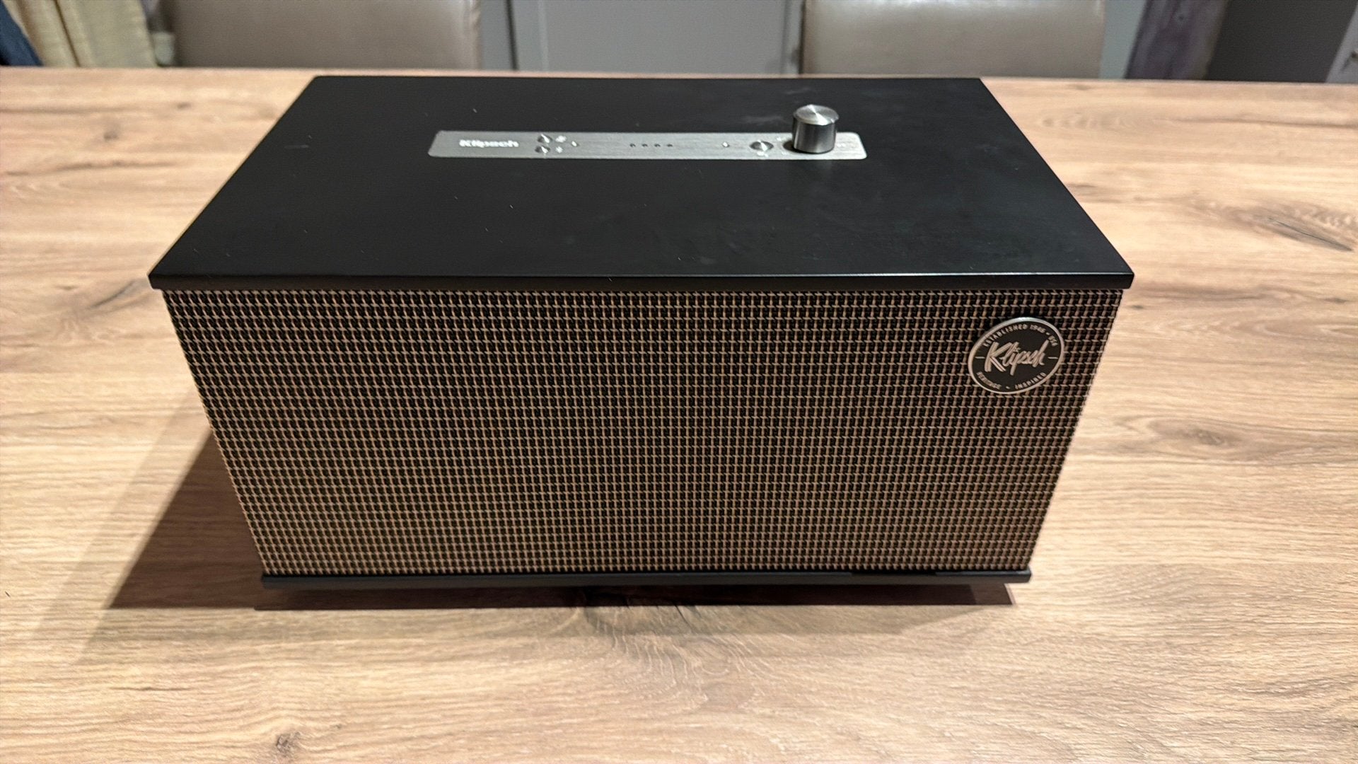 Klipsch The Three, Audio, Tv en Foto, Luidsprekerboxen, Ophalen, Zo goed als nieuw, Google