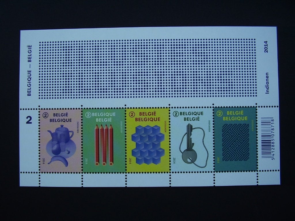 Blok 221 postfris - Optische illusies, Enlèvement ou Envoi, Neuf