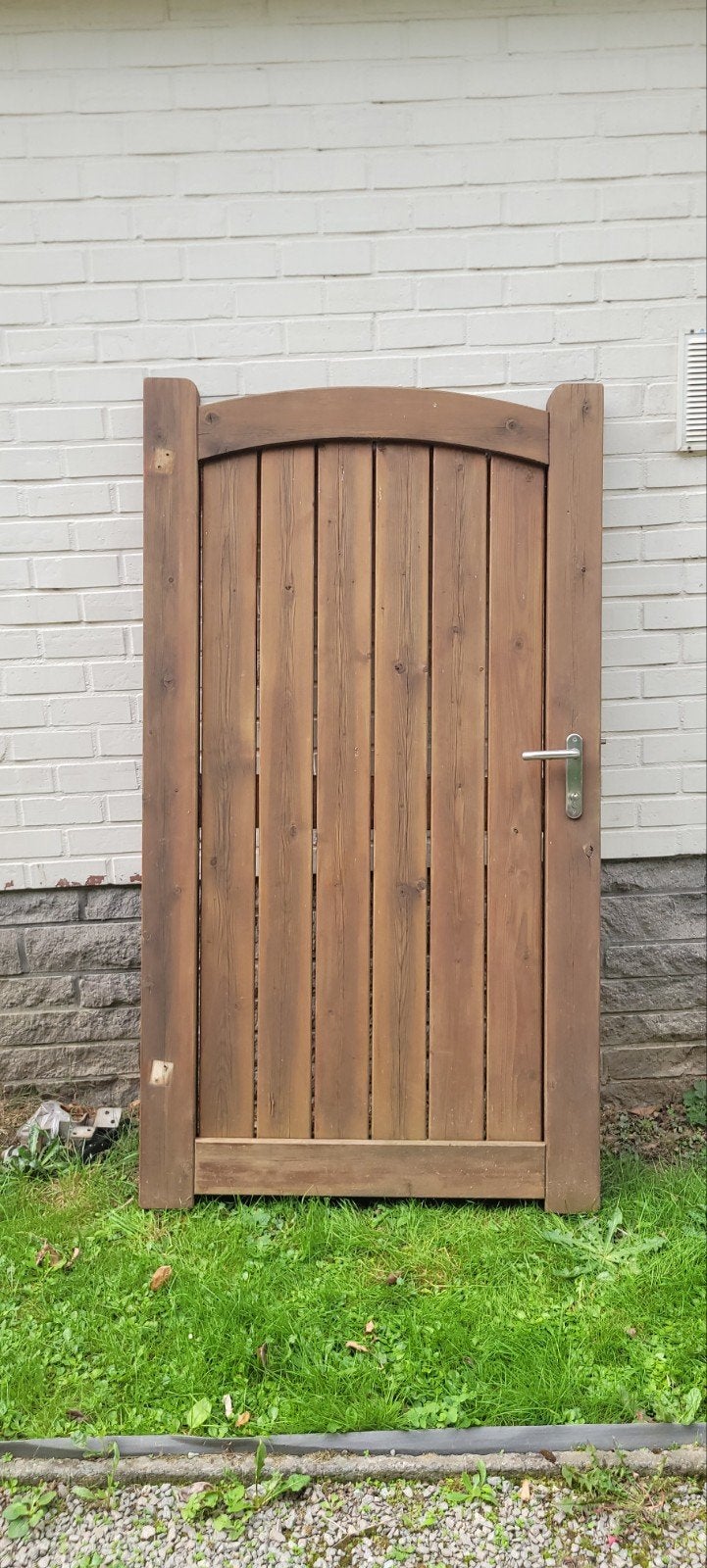 porte en acacia 99  175 + charnières, Enlèvement, Bois