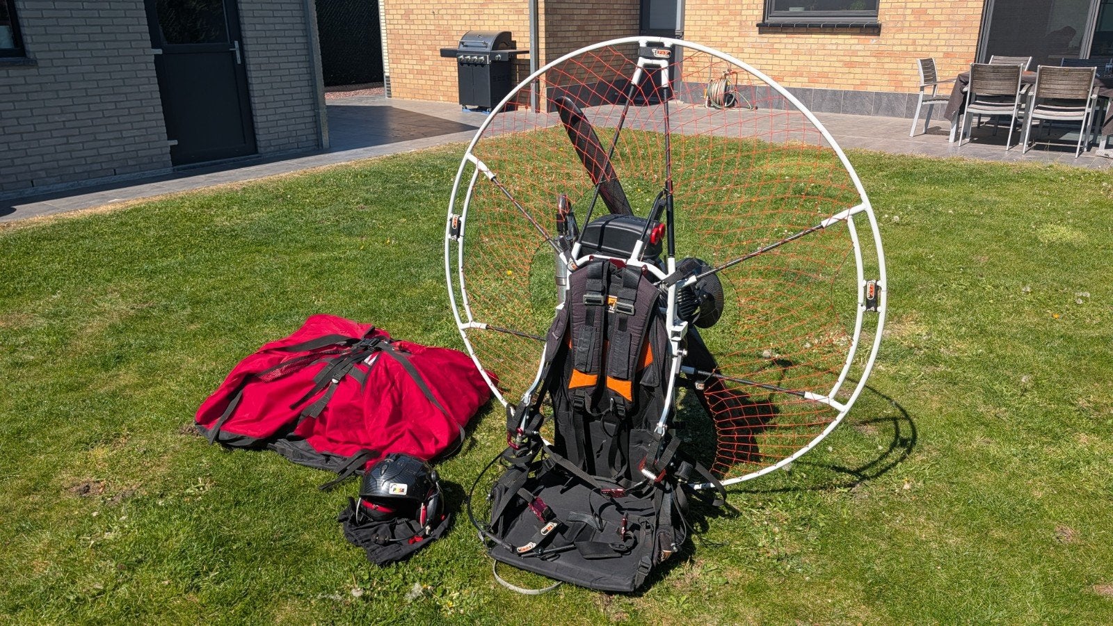 172cc Paramotor + Ozone Roadster (gekeurd), Sport en Fitness, Ophalen, Gebruikt, Paramotor, Gemotoriseerd