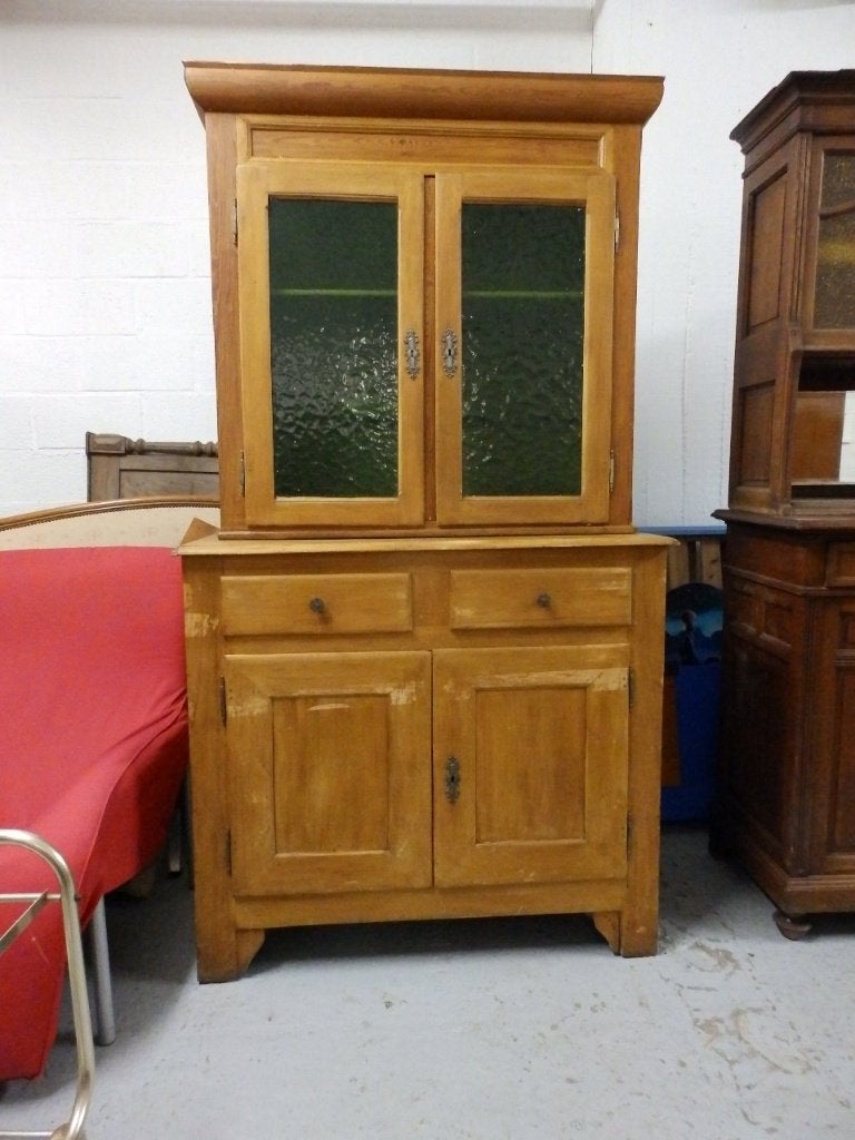 antieke kast met dubbele carrosserie, Ophalen, Gebruikt, 100 tot 150 cm, 19ème