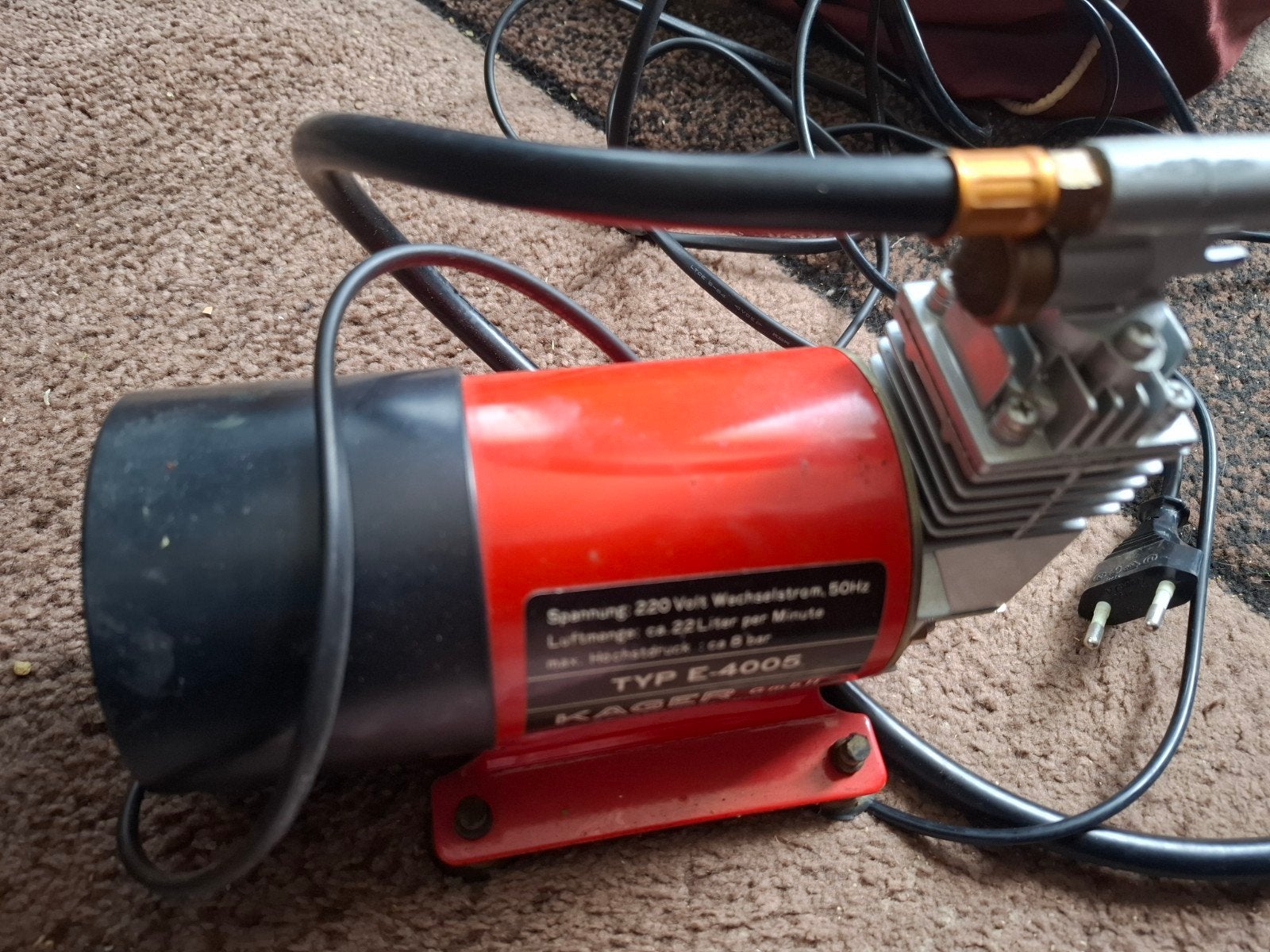 compressortje, Ophalen