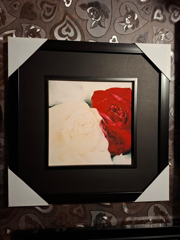 Moderne kader met rozen, Antiek en Kunst, Ophalen
