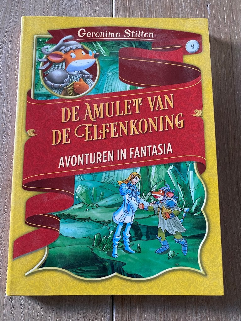 boek geronimo stilton "de amulet van de elfenkoning", Ophalen of Verzenden