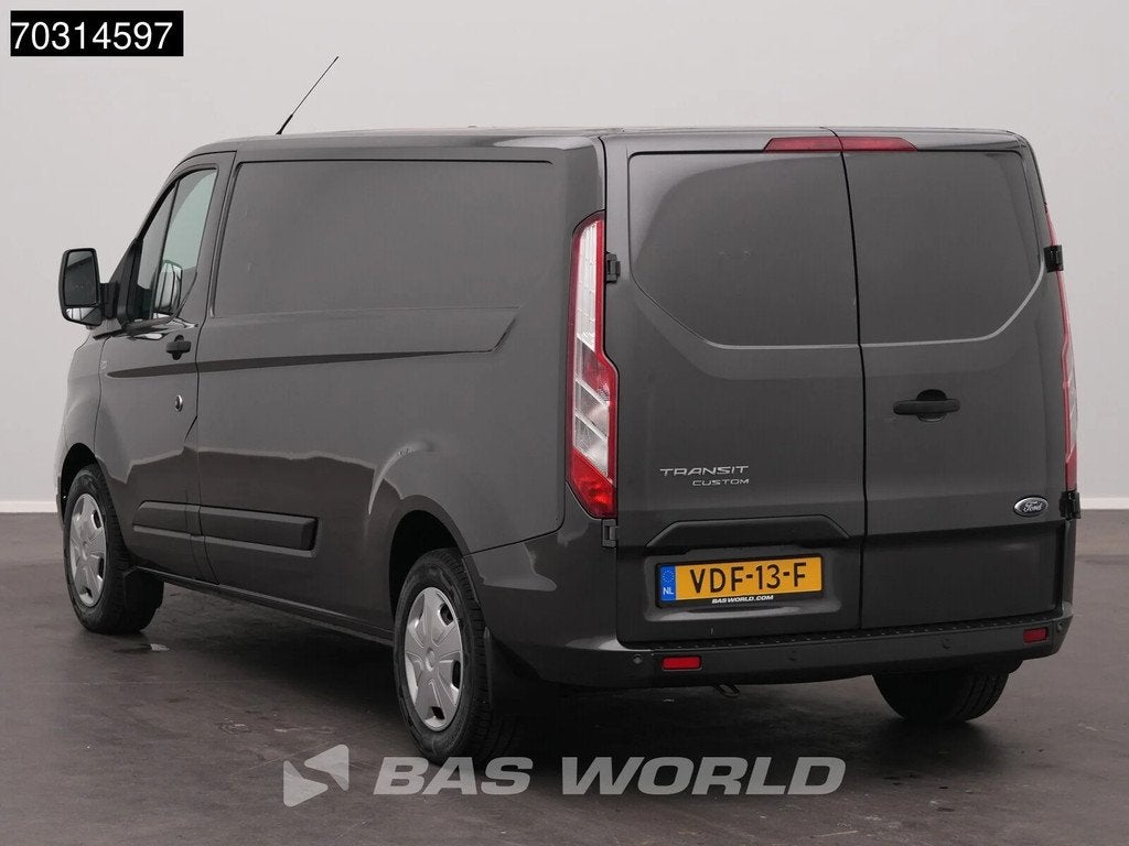 Ford Transit Custom 130PK Automaat L2H1 Navi Airco Cruise L2, Argent ou Gris, Achat, Euro 6, Entreprise