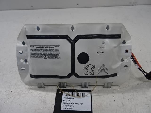 AIRBAG PASSAGER Peugeot 207 SW (WE / WU) (9683408580), Utilisé, Peugeot