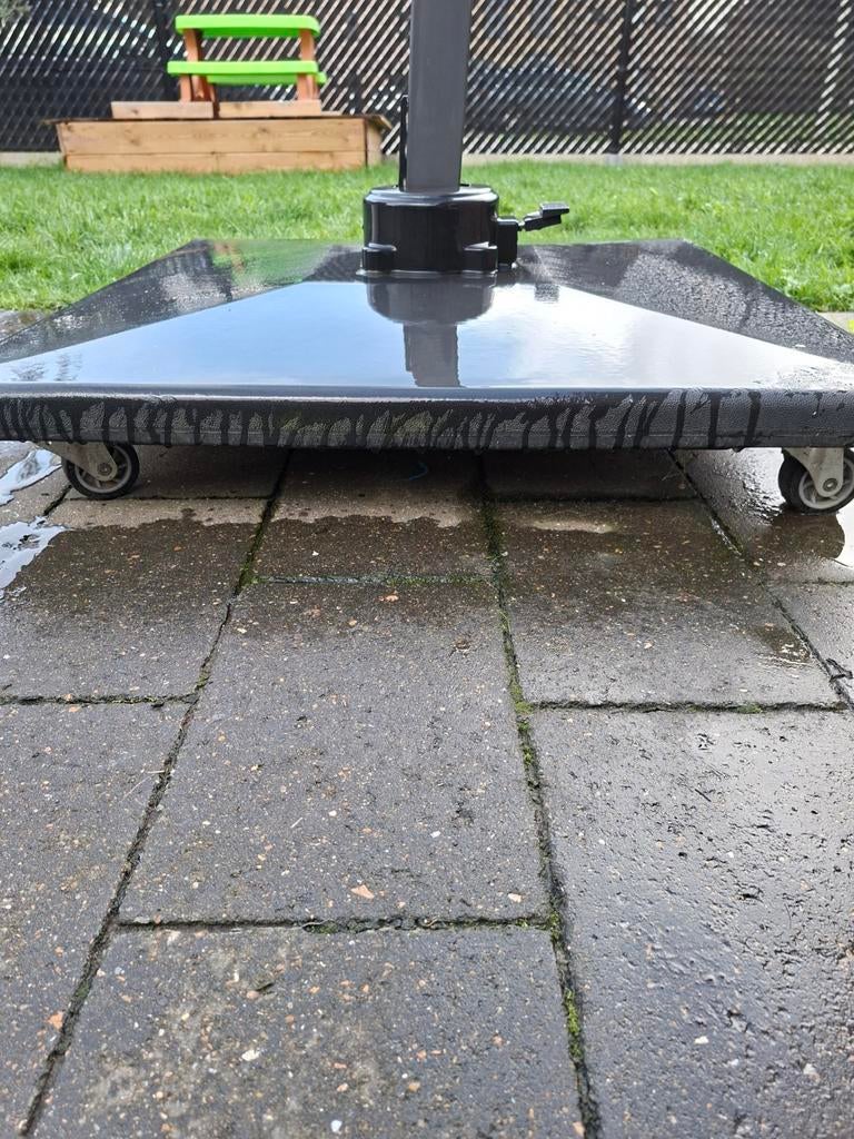 Parasol voet, Ophalen