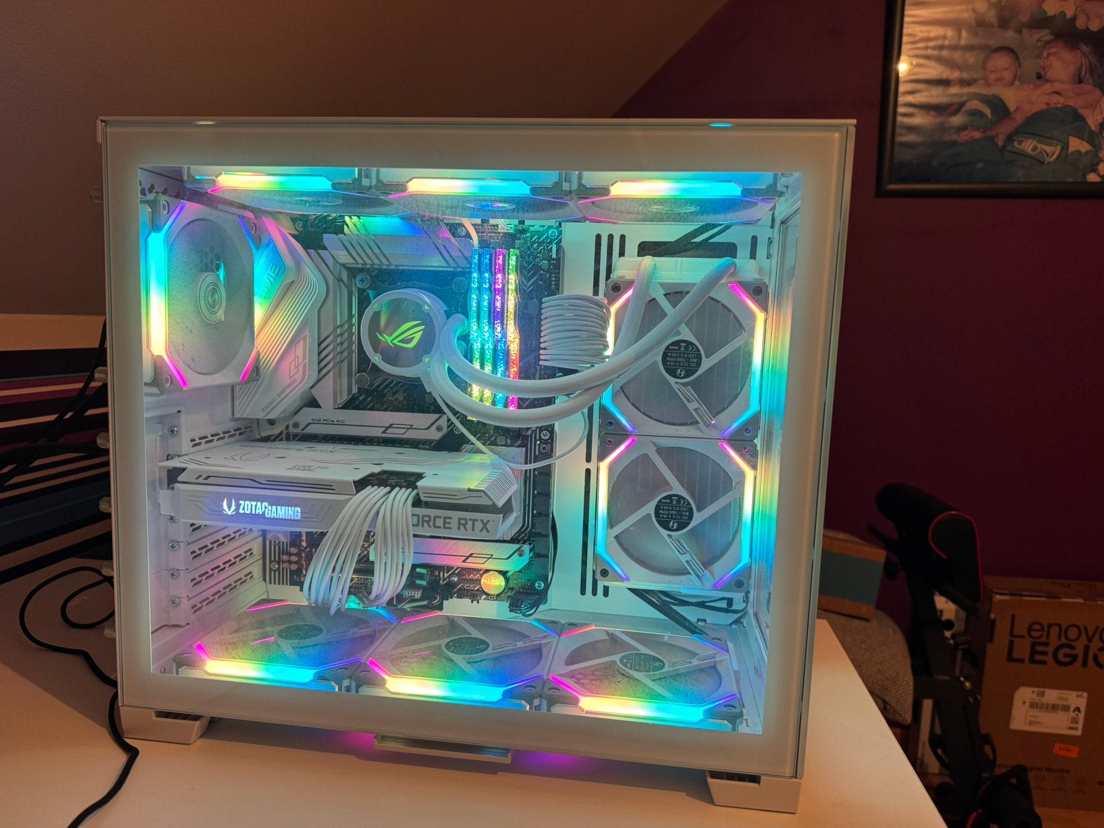 White gaming pc, Ophalen, 32 GB, Intel Core i9, Zo goed als nieuw