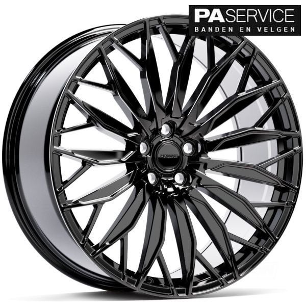 Nieuwe 23 inch Gloss Black Hawke Zenith Land Rover Defender, -, -, Banden en Velgen, Nieuw