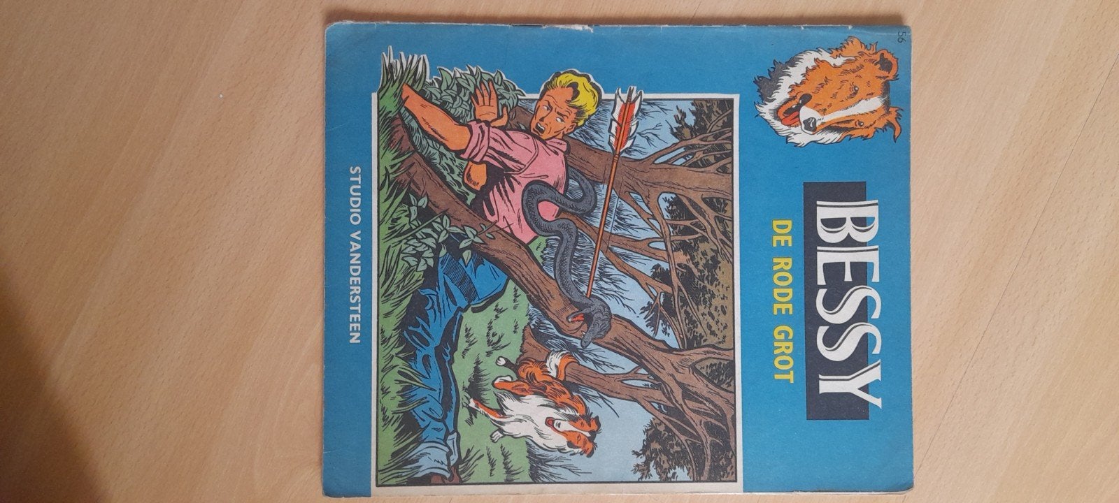 Bessy (oude reeks) nr 56 -1e druk, Eén stripboek, Ophalen, Gelezen, Wirel