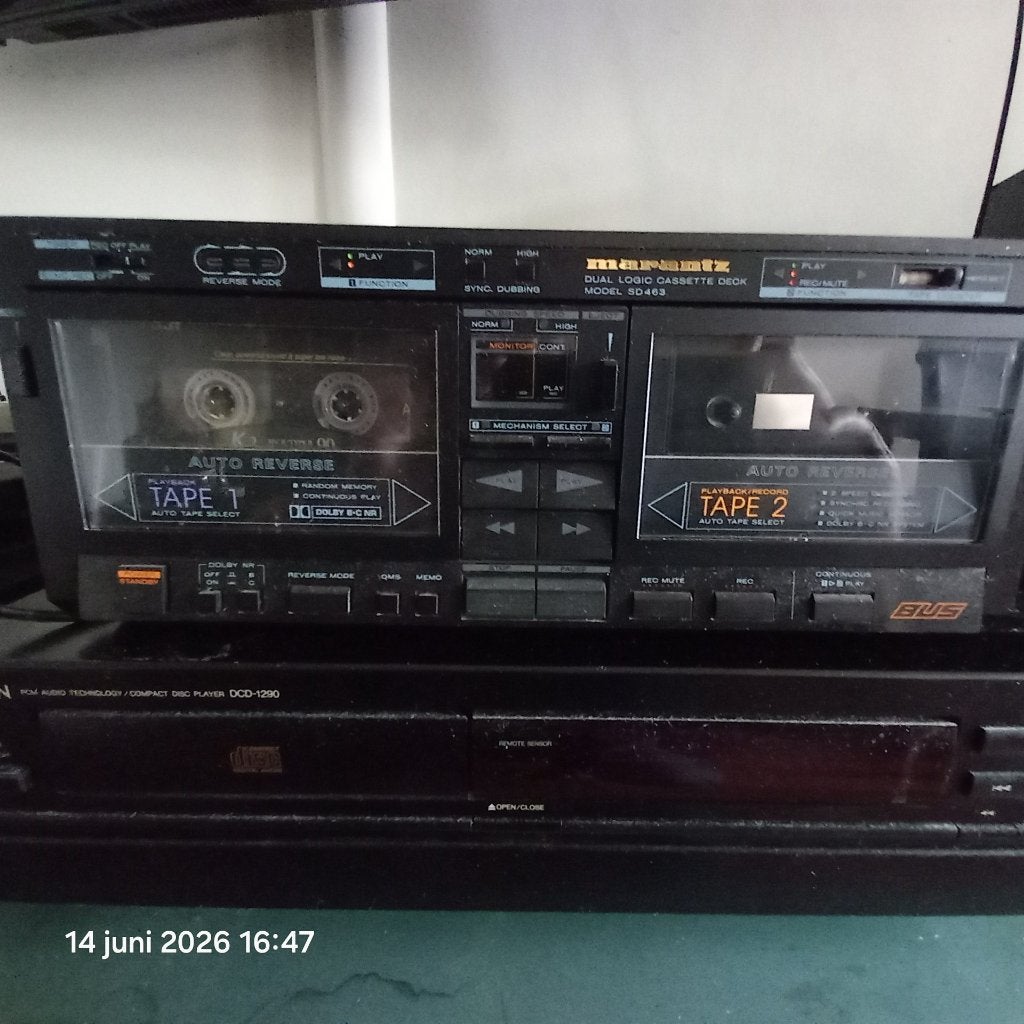 Marantz SD463, Ophalen, Dubbel, Marantz, Tiptoetsen